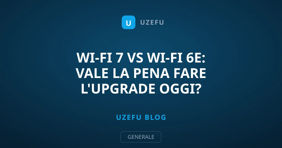 Wi-Fi 7 vs Wi-Fi 6E: Vale la Pena Fare l'Upgrade Oggi?